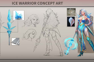 make dnd and oc character model sheet no ai