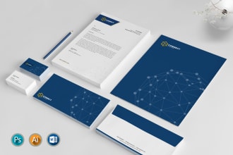 design business card, letterhead, invoice, and stationery
