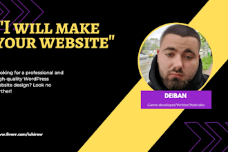 wordpress website development and web design or redesign