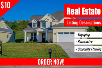 write captivating real estate property listing descriptions