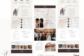 design a custom canva website