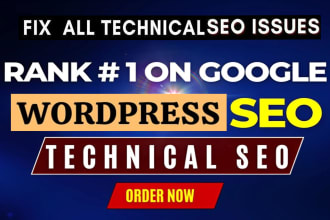 do web wordpress technical SEO and fix all the critical website errors service