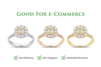 do jewelry photo editing and retouching color correction