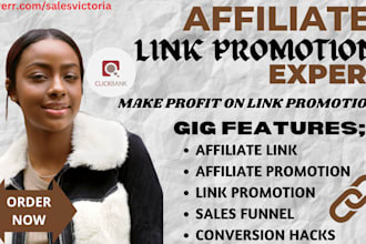 affiliate link promotion, clickbank affiliate link promotion