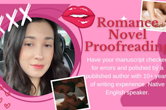proofread your romance or erotica novel