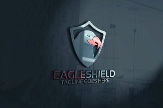 design badge emblem shield circle rounded logo with unlimited revision