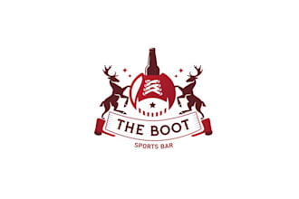 create a beautiful boot logo design