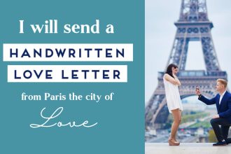 send a love letter from paris