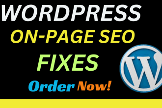 do on page SEO and technical optimization for wordpress