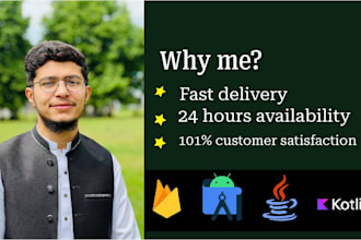 be android app developer for development and building mobile apps