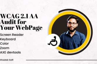 do wcag audit and fix the website to make ada compliant