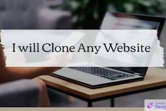 clone any website for you