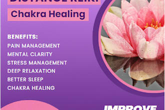 remove energy blocks and balance your chakras through reiki