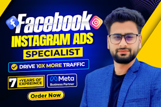 setup facebook ads campaign, fb ads, instagram ads, and meta ads management