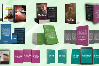 design book cover mockup, book mockup, 3d book mockup, product mockup