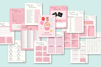 create a unique planner, journal, worksheet, calendar, etc