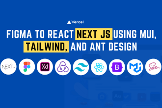 design figma to react next js using mui, tailwind and ant design
