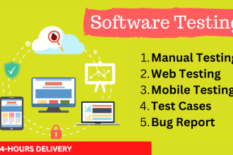 do QA testing of your web and mobile apps with bug report