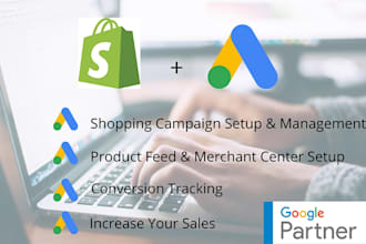 setup and manage google shopping ads for your shopify store