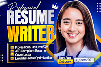 write a professional resume, CV, cover letter and linkedin