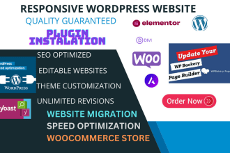 clone redesign copy any website into responsive wordpress website