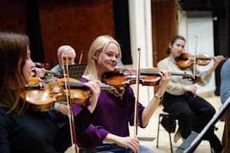 record violin tracks for your composition