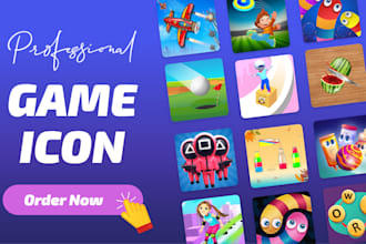 design professional game icon for your game