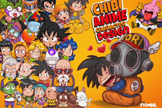 create awesome chibi anime character design