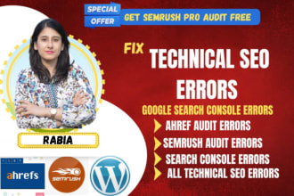 fix google search console ahrefs, semrush moz audit reported errors