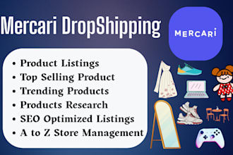 do dropshipping on mercari poshmark etsy shopify walmart