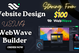 create a company website using webwave website builder