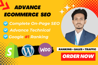 do advance ecommerce seo for shopify store to increase sales
