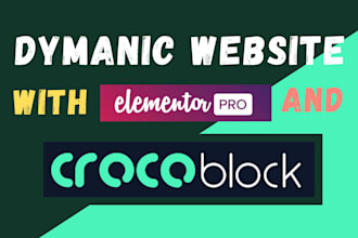 build a dynamic wordpress website with jetengine and elementor pro
