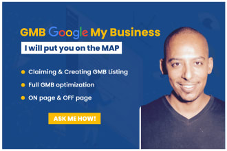 create and optimize gmb, google my business profile