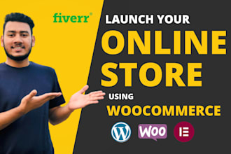build ecommerce website or online store using wordpress woocommerce
