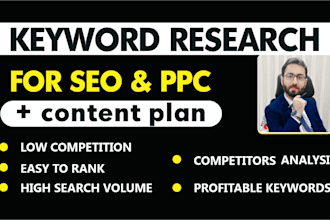 do profitable SEO keyword research and competitor analysis
