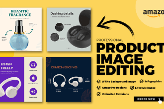 do professional amazon product image editing