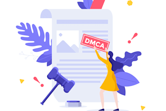 create and provide dmca takedown requests letter