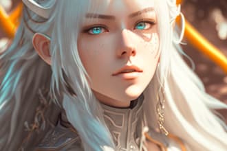 Best Price!  create splendiferous profile picture in anime style for you