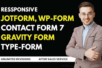 fix or create wp form, jotform, gravity form or contact form 7