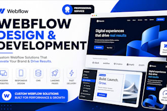 design a stunning professional website with webflow