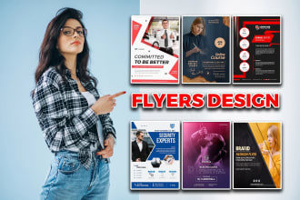 design animated flyers broachers social media posts
