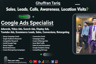 be your google ads manager for ads setup, ads optimization for adwords ppc