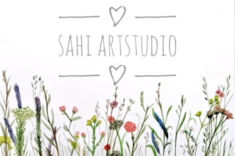create a unique hand drawn pattern design