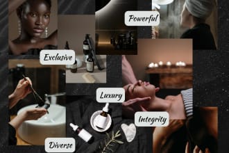 design a mood board vision board brand board