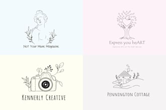 design a minimalist hand drawn logo