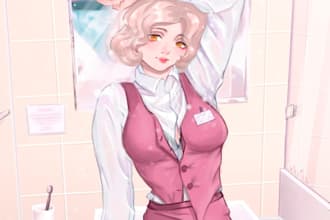 draw for you a beautiful illustration, fan art, sfw and nsfw