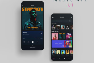 do mobile app ui design for android and IOS