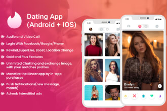 create a professional dating app like tinder badoo