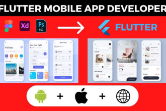 design and develop stunning flutter UI for your app